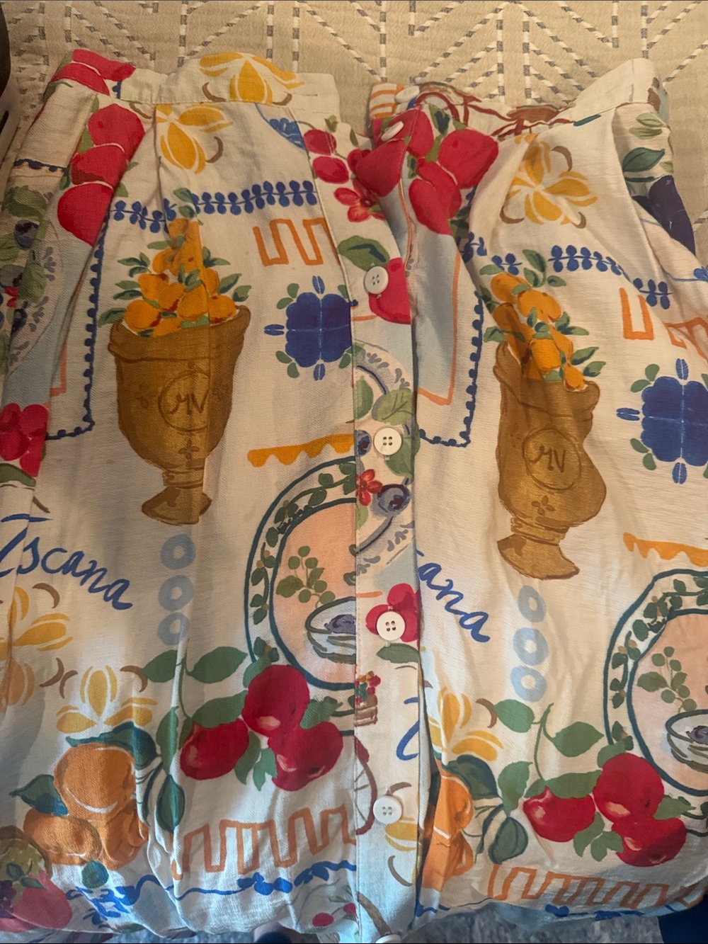 Zara Printed Cape Skirt - Picture 4 of 5